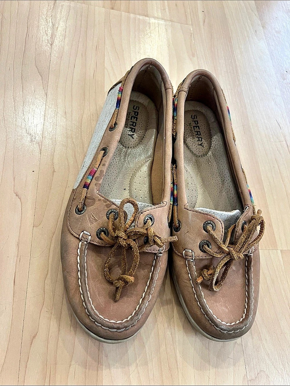 Sperry Authentic Original 2-Eye Boat Shoe Boat Shoes Brown & Multicolor US 7.5 M